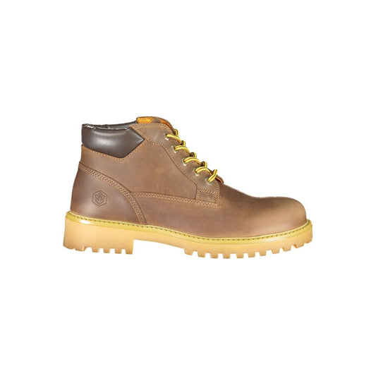 Lumberjack Marrone Leather Men's Sneaker - ClickThatClicks 