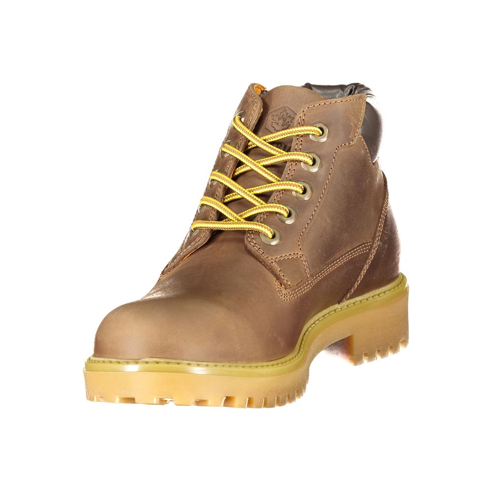 Lumberjack Marrone Leather Men's Sneaker - ClickThatClicks 