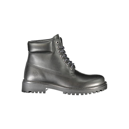 Lumberjack Black Leather Men's Boot - ClickThatClicks 