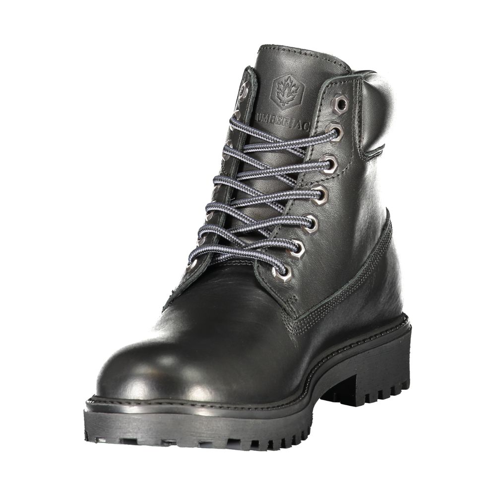 Lumberjack Black Leather Men's Boot - ClickThatClicks 