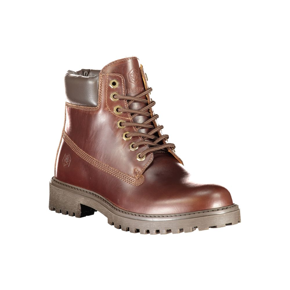 Lumberjack Marrone Pelle Mens Sneaker Boot - ClickThatClicks 