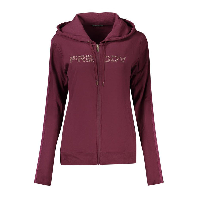 Freddy Viola Cotton Women Hoodie