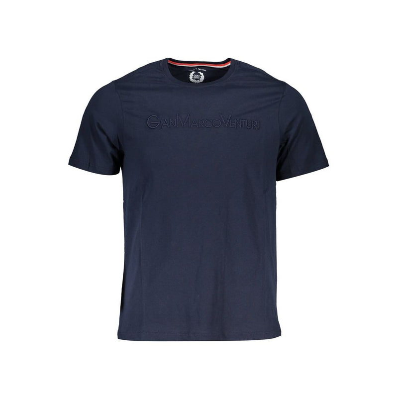 Gianmarco Venturi Blue Cotton T-Shirt