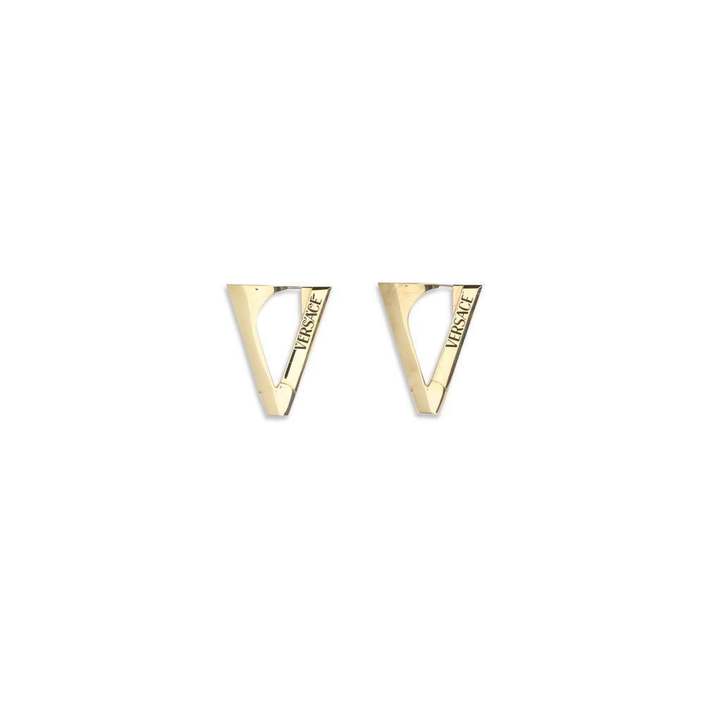 Versace Gold Metal Earrings