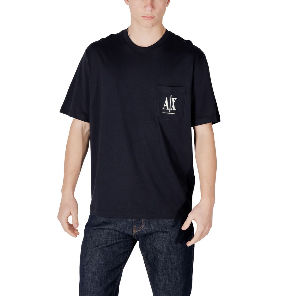 Armani Exchange Blue Cotton Sportswear - ClickThatClicks 
