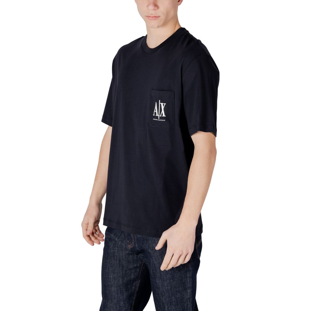 Armani Exchange Blue Cotton Sportswear - ClickThatClicks 