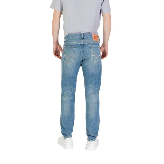 Replay Blue Cotton Skinny Jeans - ClickThatClicks 