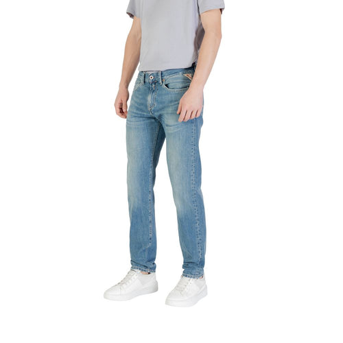 Replay Blue Cotton Skinny Jeans - ClickThatClicks 