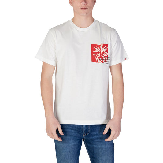 Replay White Cotton T-Shirt - ClickThatClicks 