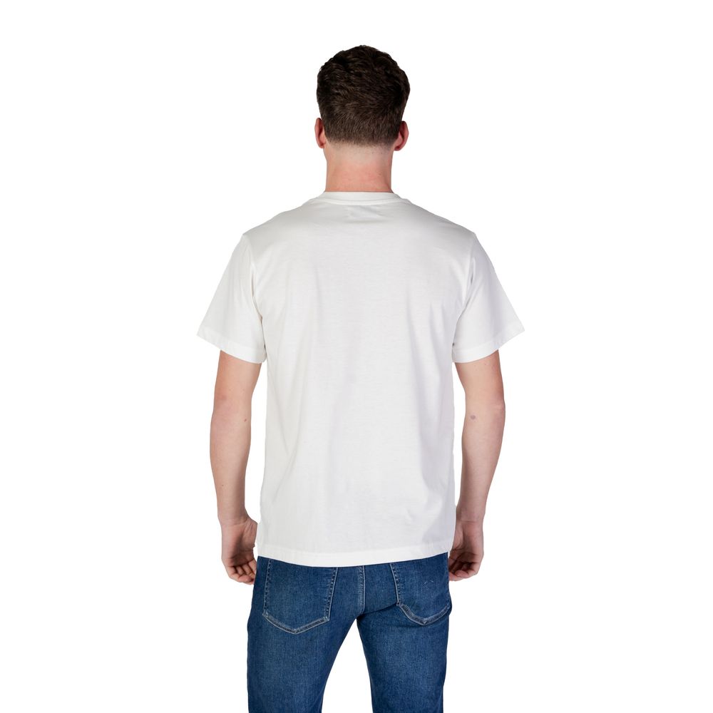 Replay White Cotton T-Shirt - ClickThatClicks 