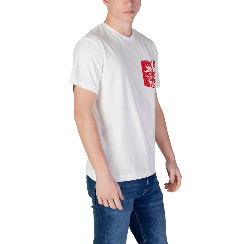 Replay White Cotton T-Shirt - ClickThatClicks 