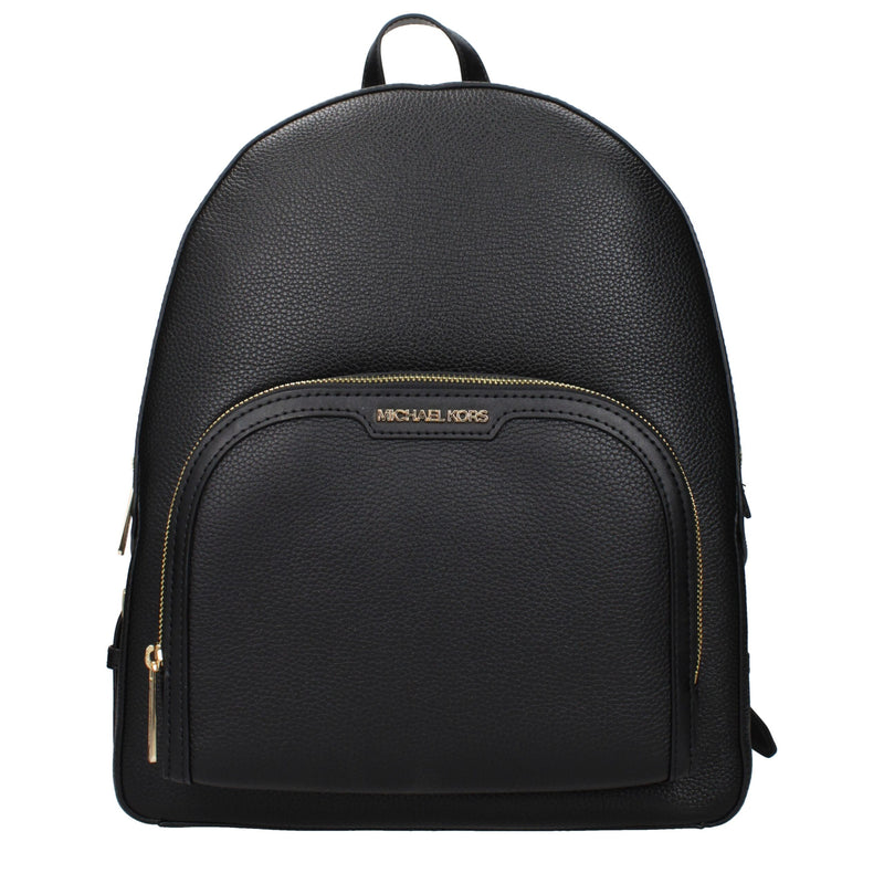 Michael Kors Black Leather Backpack