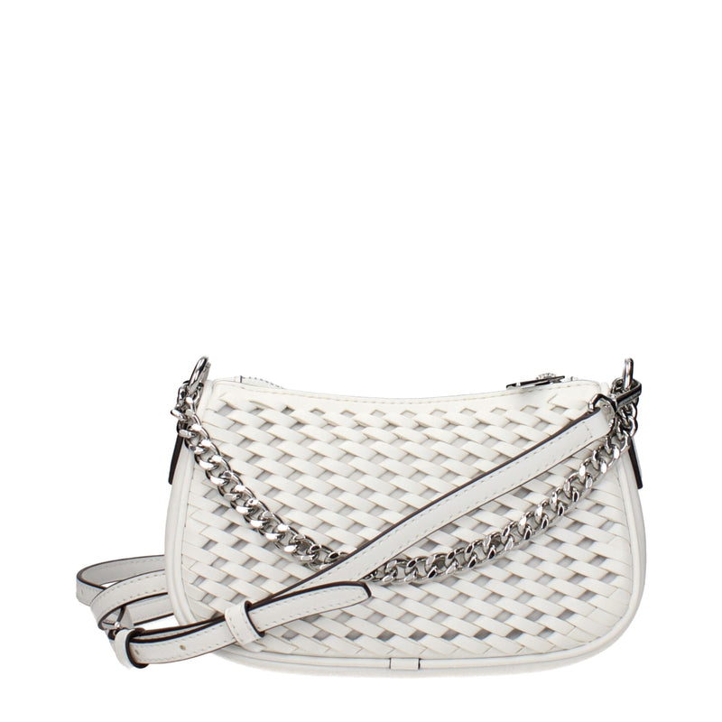 Michael Kors White Leather Handbag