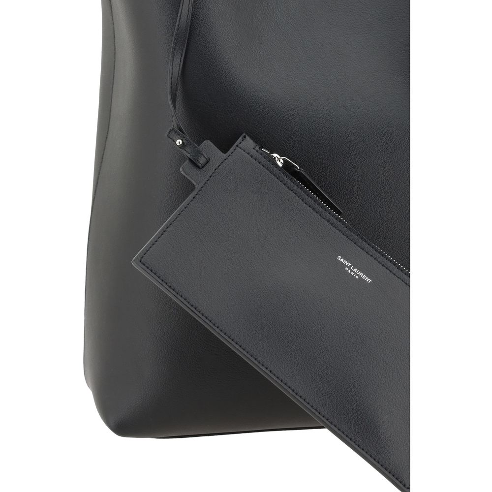 Saint Laurent Black Calf Leather Bos Taurus Handbag - ClickThatClicks 
