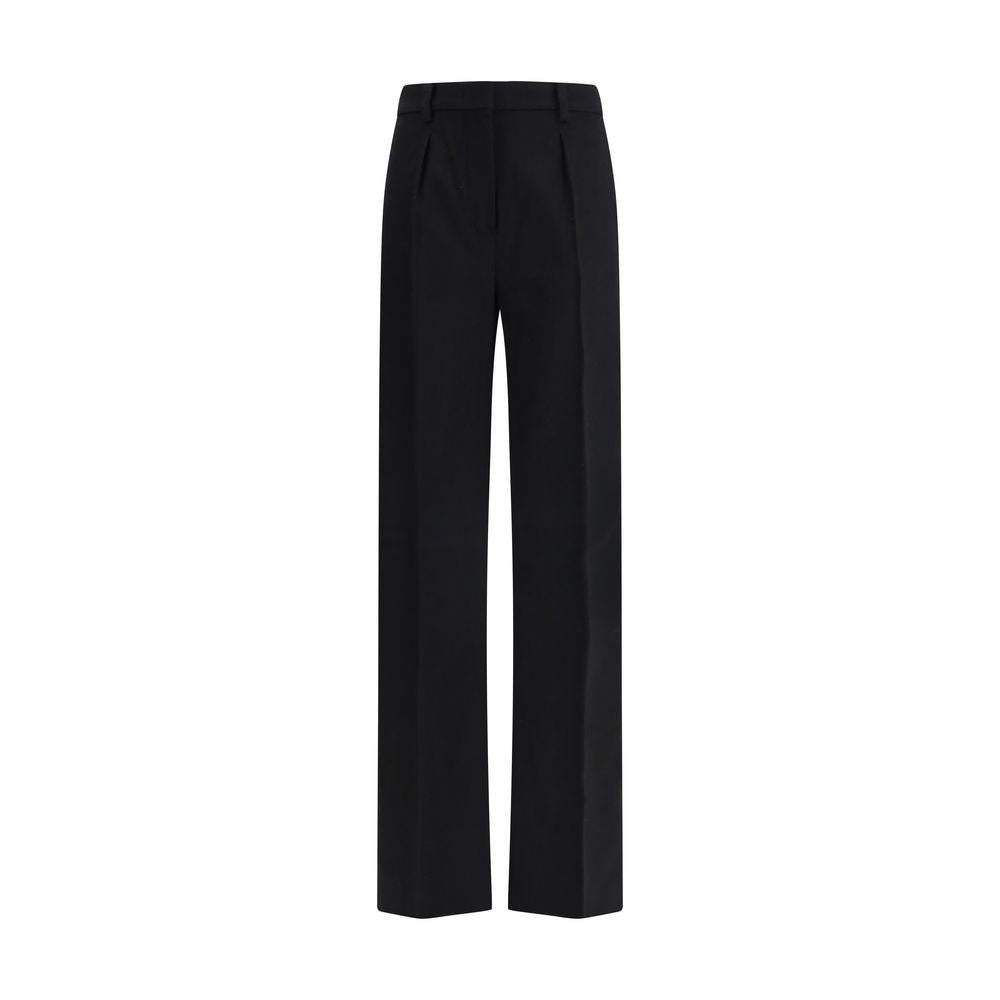 Max Mara Black Camel Hair  Casual Pants