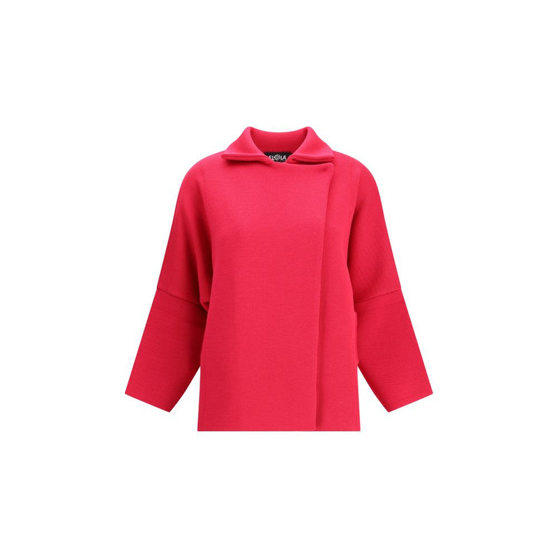 Ella Multicolor Merino Wool Coat