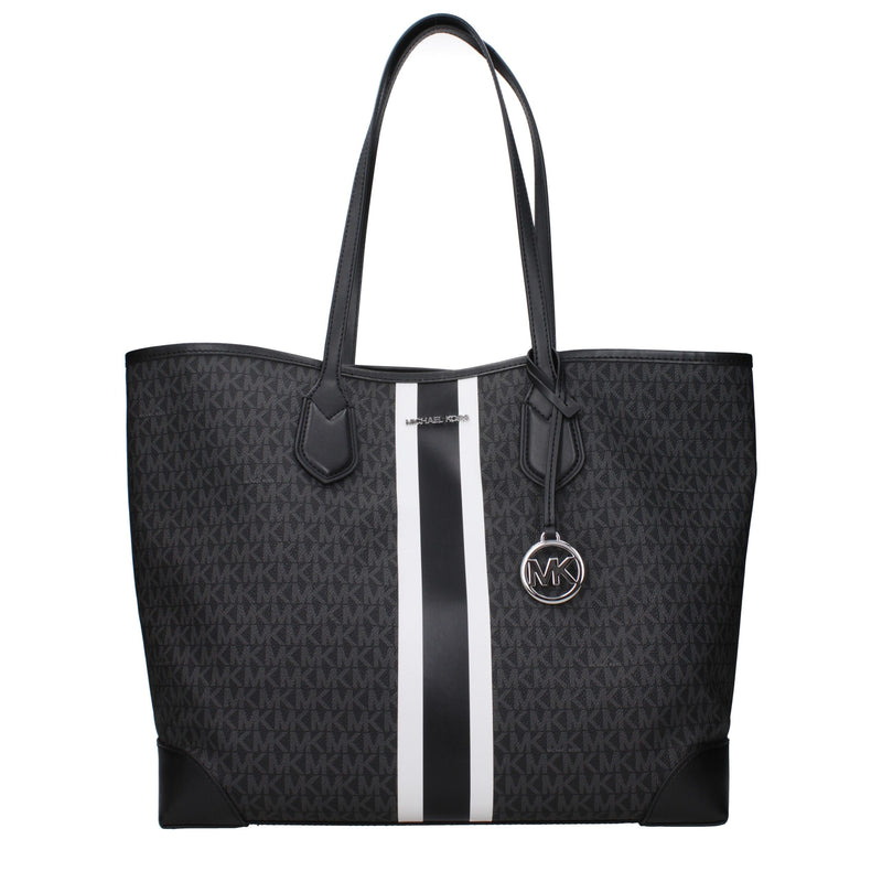 Michael Kors Black Fabric Shoulder Bags