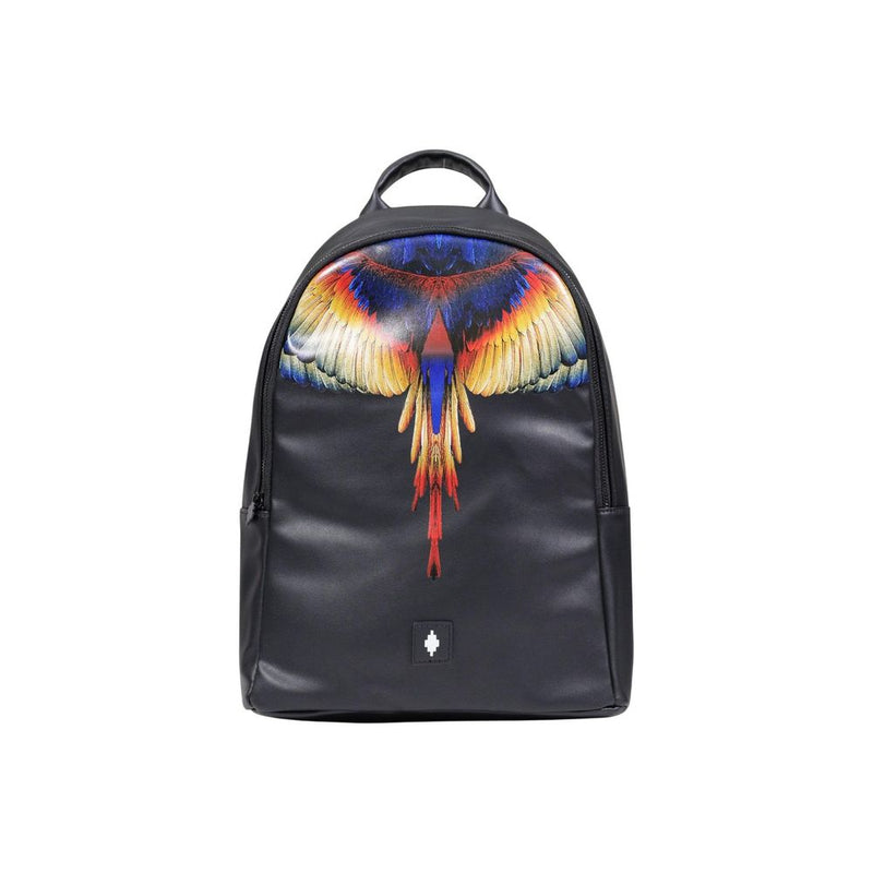 County of Milan Black Polyethylene Backpack