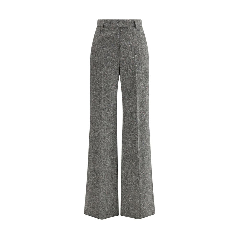 Valentino Gray Wool Casual Pants