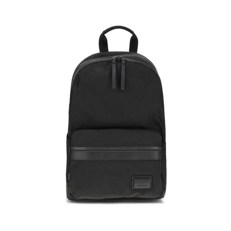 Premiata Black Nylon Backpack