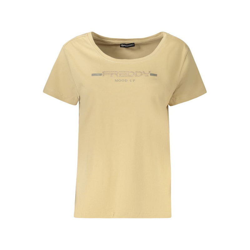 Freddy Beige Cotton T-Shirt