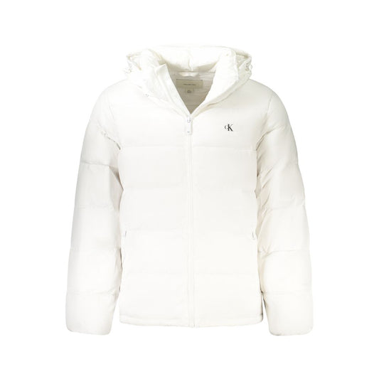 Calvin Klein Bianco Poliammide Men's Jacket - ClickThatClicks 