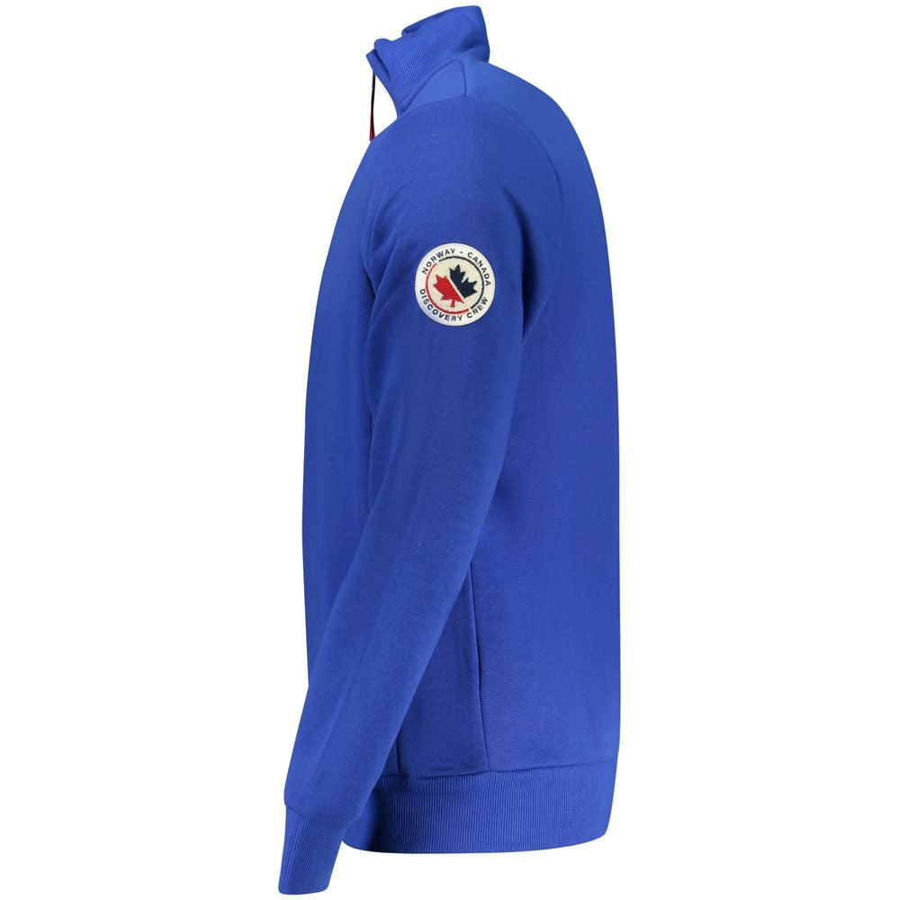 Norway 1963 Blue Cotton Men's Sweatshirt - ClickThatClicks 