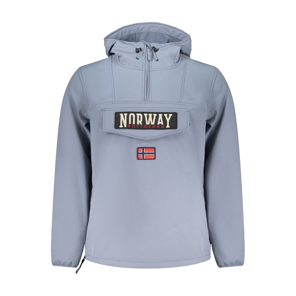 Norway 1963 Blu Polyester Men's Jacket - ClickThatClicks 