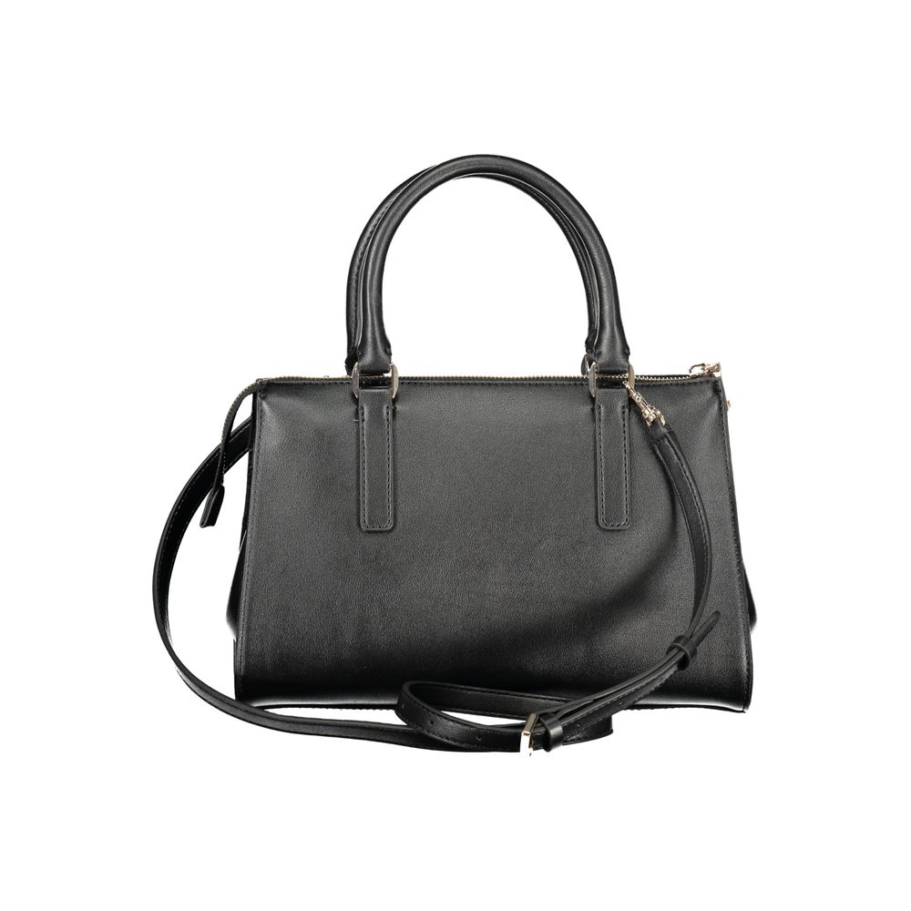Guess Jeans Black Polyurethane Women Handbag - ClickThatClicks 