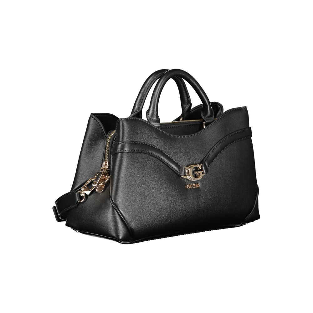 Guess Jeans Black Polyurethane Women's Handbag - ClickThatClicks 