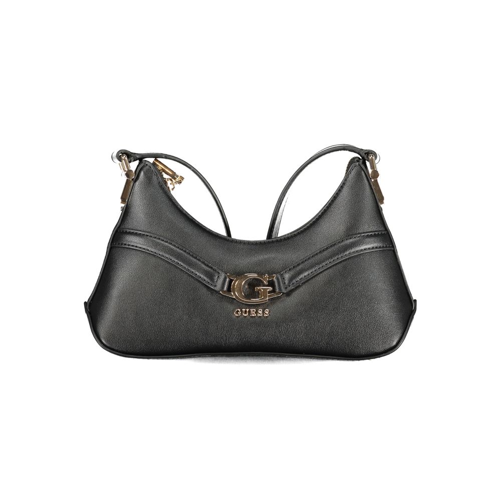 Guess Jeans Nero Poliuretano Women Shoulder Bag - ClickThatClicks 