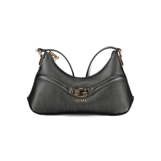 Guess Jeans Nero Poliuretano Women Shoulder Bag - ClickThatClicks 