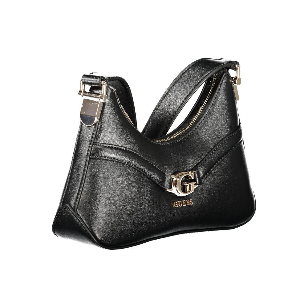 Guess Jeans Nero Poliuretano Women Shoulder Bag - ClickThatClicks 