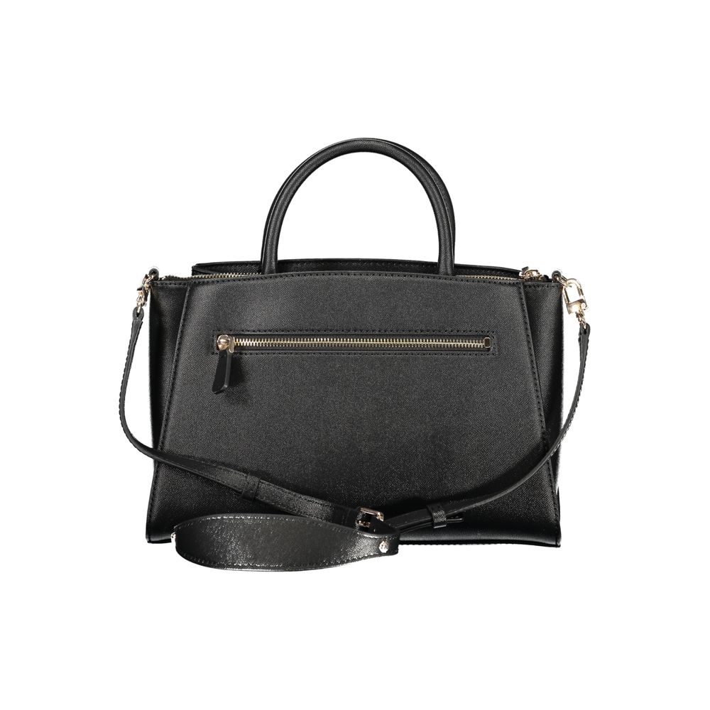 Guess Jeans Black Polyurethane Women Handbag - ClickThatClicks 
