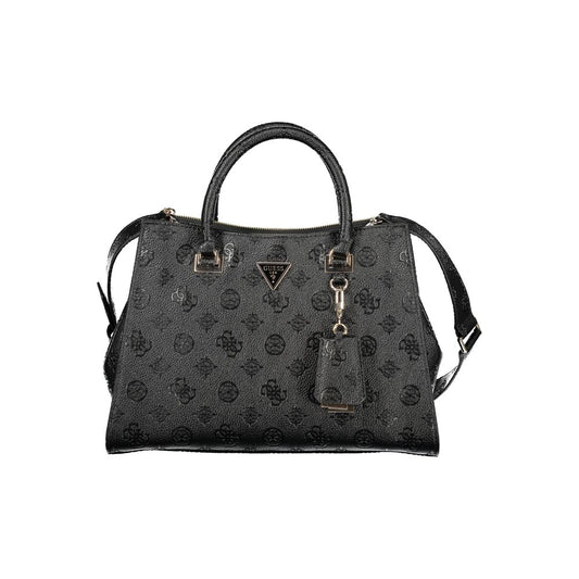 Guess Jeans Nero Poliuretano Woman Handbag - ClickThatClicks 