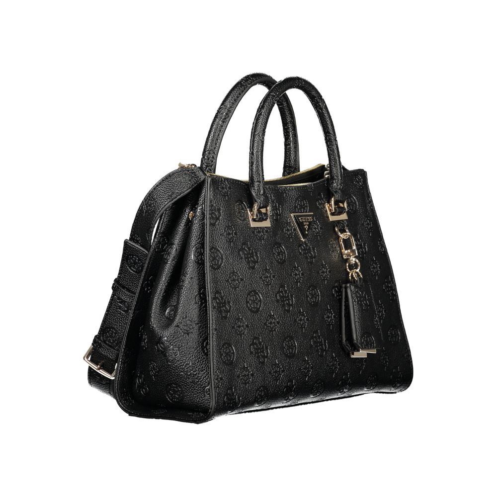 Guess Jeans Nero Poliuretano Woman Handbag - ClickThatClicks 
