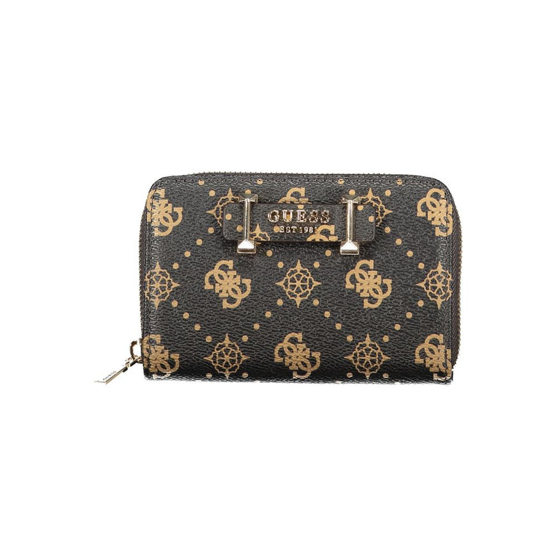 Guess Jeans Brown Polyethylene Wallet