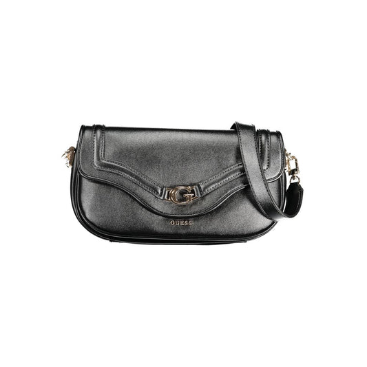 Guess Jeans Black Polyurethane Women Handbag - ClickThatClicks 