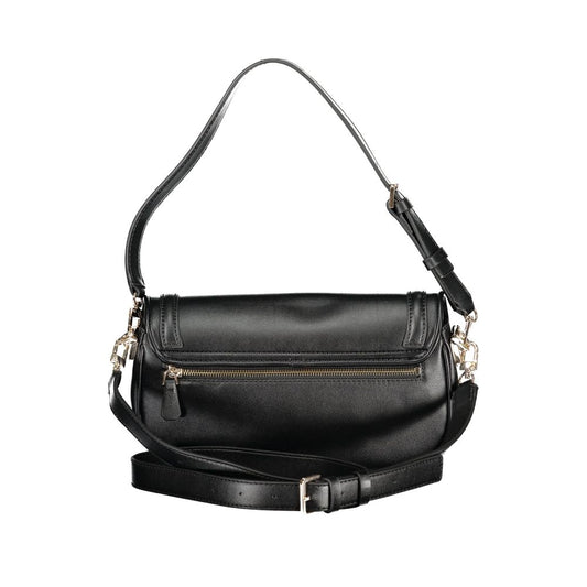 Guess Jeans Black Polyurethane Women Handbag - ClickThatClicks 