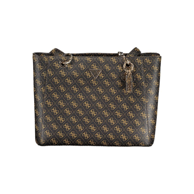 Guess Jeans Brown Polyethylene Handbag