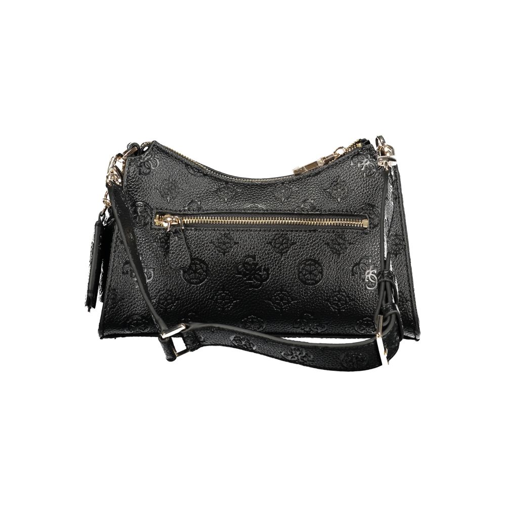 Guess Jeans Black Polyurethane Women Handbag - ClickThatClicks 