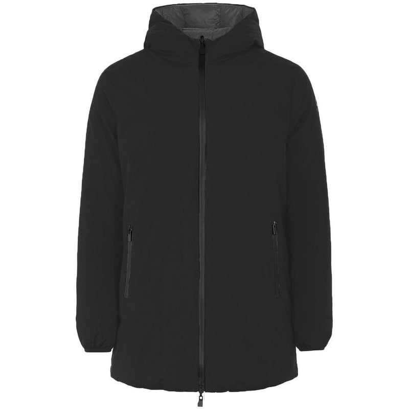 Suns Black Polyester Jackets & Coat