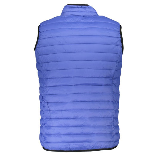 Gianmarco Venturi Blu Poliammide Men's Gilet - ClickThatClicks 
