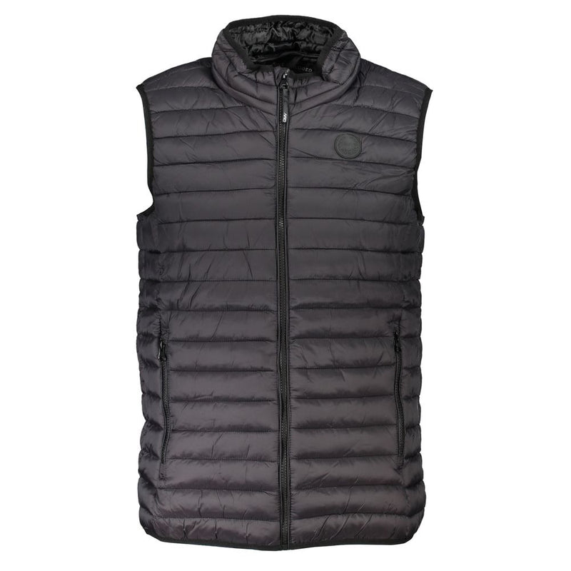 Gianmarco Venturi Black Polyamide Sleveless Jacket