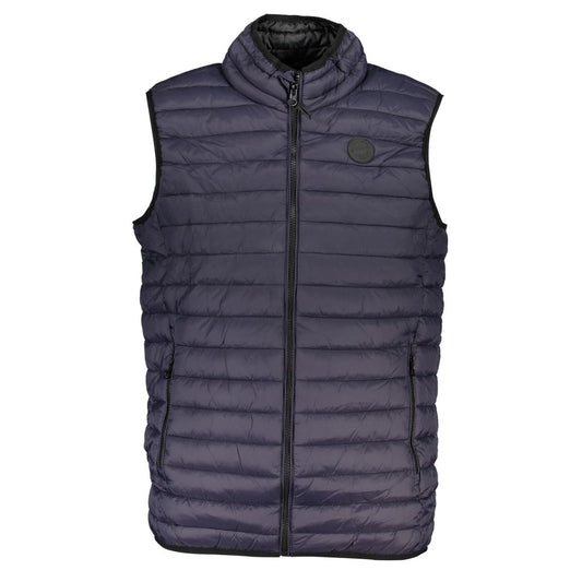 Gianmarco Venturi Blu Poliammide Men's Gilet - ClickThatClicks 
