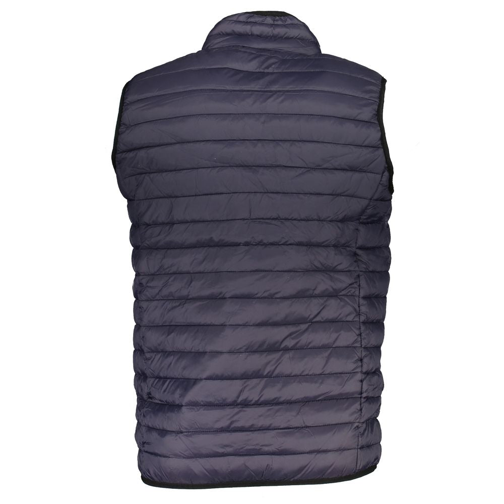 Gianmarco Venturi Blu Poliammide Men's Gilet - ClickThatClicks 
