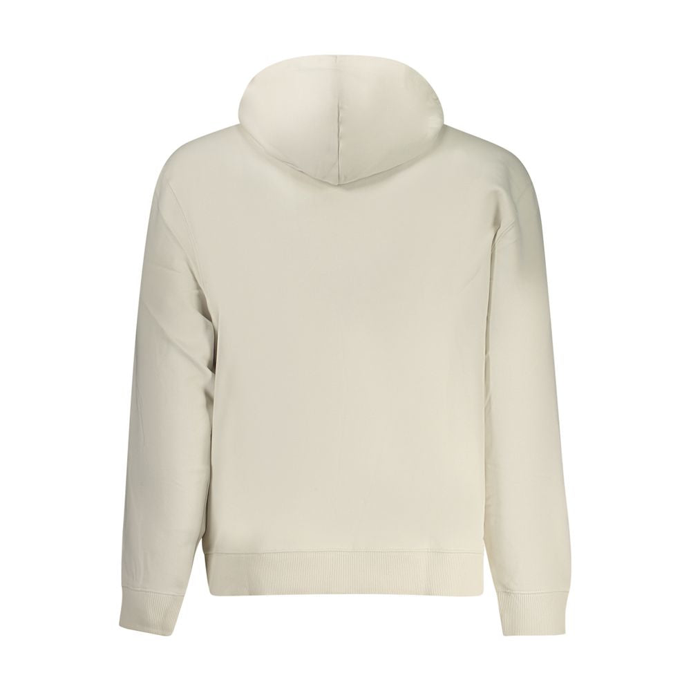 Calvin Klein Beige Cotton Men's Hoodie - ClickThatClicks 