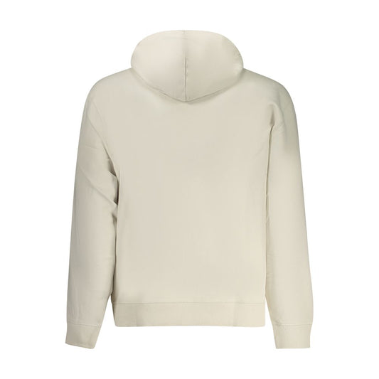Calvin Klein Beige Cotton Men's Hoodie - ClickThatClicks 