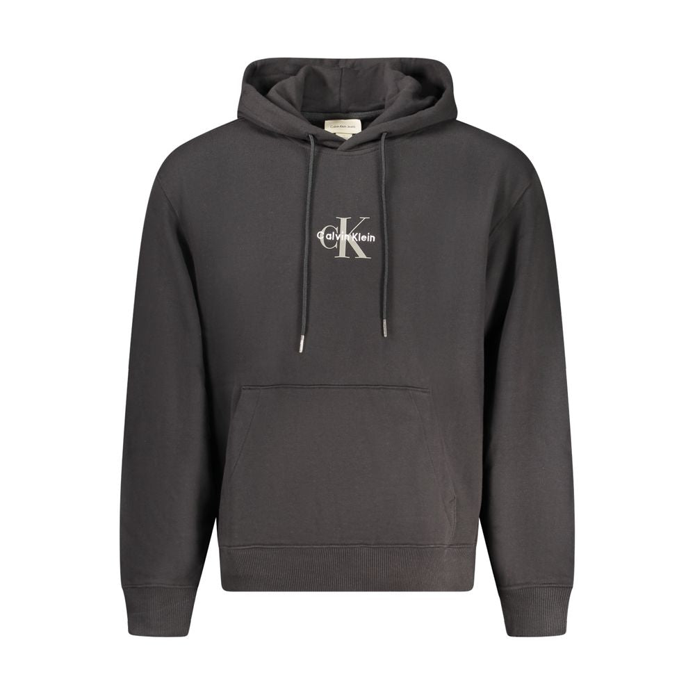 Calvin Klein Nero Cotton Mens Hoodie - ClickThatClicks 