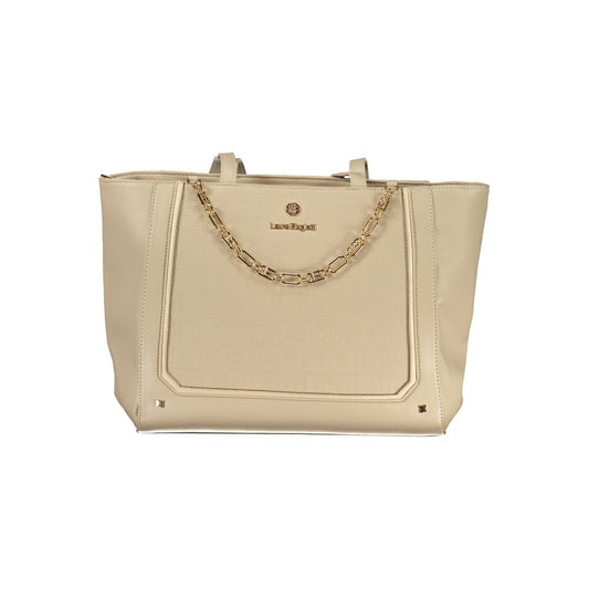 Laura Biagiotti Beige PVC Women Handbag - ClickThatClicks 